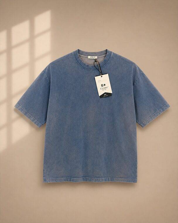 TSHIRT GARMENT DYED AND SPRAYED
