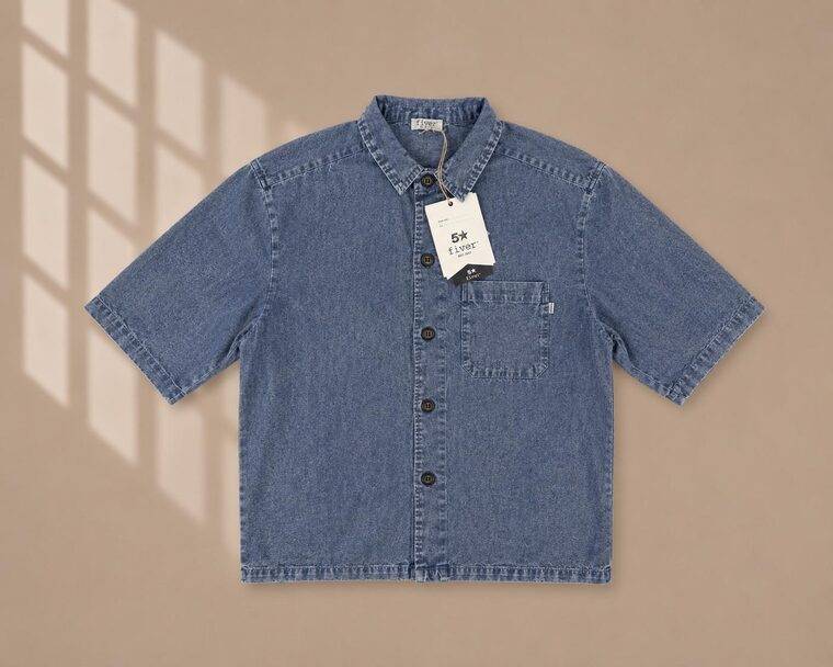 OVERSHIRT SHORT SLEEVE MARBLED WASH